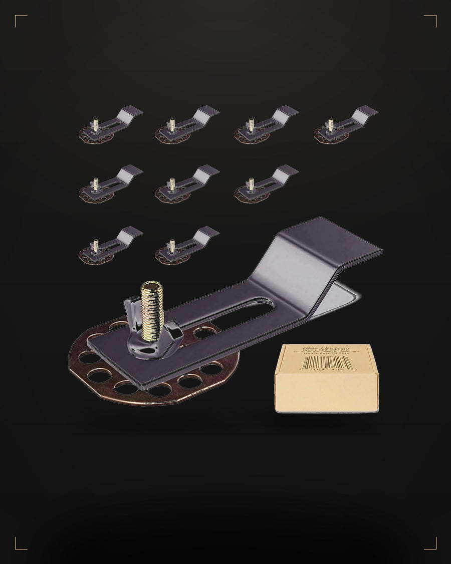 Undermount Sink Clips — 10-Pack, No Drilling, Marble & Granite Compatible
