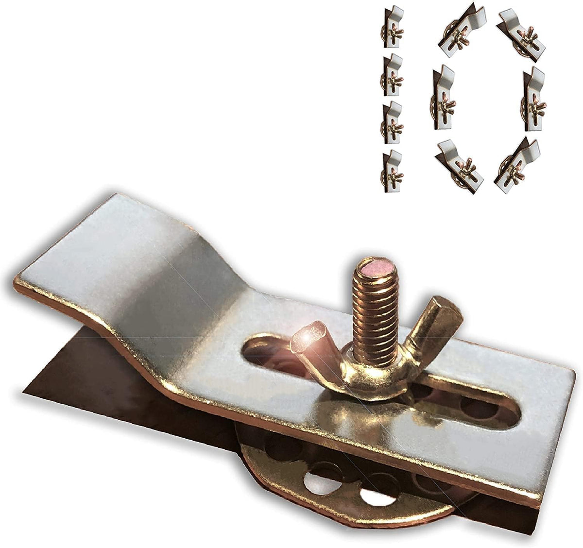 Undermount Sink Clips — 10-Pack, No Drilling, Marble & Granite Compatible