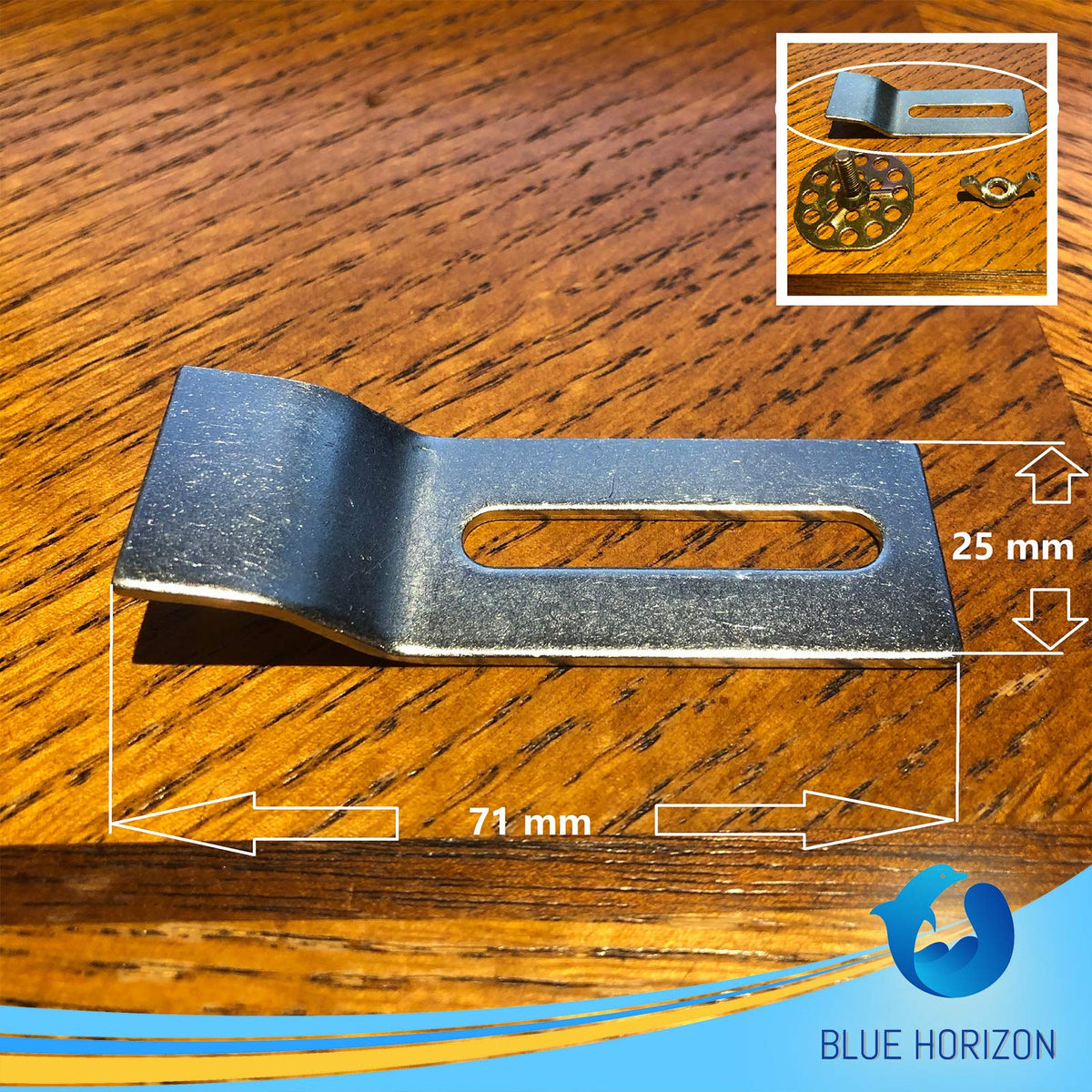 Undermount Sink Clips — 10-Pack, No Drilling, Marble & Granite Compatible